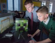 Minecraft in school Minecraft in school