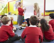 Number square in the classroom Number square in the classroom