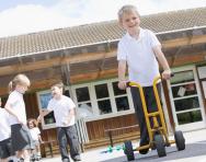 Children playing in school playground Children playing in school playground