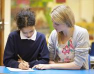 TA and pupil reading TA and pupil reading