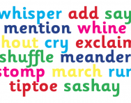 Powerful verbs Powerful verbs