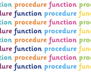 What are procedures and functions? What are procedures and functions?
