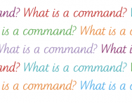 What is a command? What is a command?