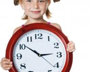 Child with clock Child with clock