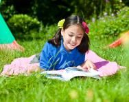 Reception child reading Reception child reading