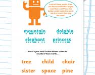 Phonics worksheets for primary school