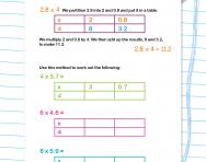 the grid method explained for primaryschool parents multiplying multiplying decimals using the grid method worksheet
