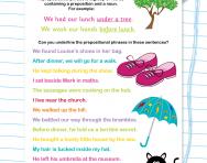Prepositional Phrase Examples Ks2 - English Prepositional Phrases - ON | Öğretim, Ingilizce - For example, the old book sounded so intriguing. however, prepositional phrases can also act as adjectives, providing additional detail about nouns.take a look at the manner in which they can tell us more about the nearby noun (indicated in.
