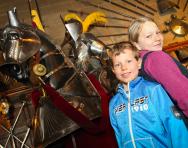 Children at Warwick Castle