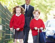 Be more active on the school run