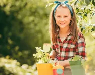 Child gardening Child gardening