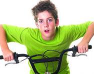 Boy on a bike