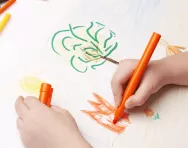 reception child drawing a picture