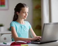 Child touch typing