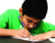 Child working hard Child working hard