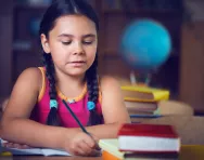 Child writing Child writing