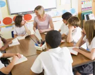 Children learning in the classroom