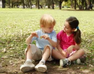 Children playing in the park Children playing in the park