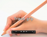 Dynamic tripod grip handwriting advice video