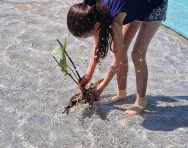 Child in water Child in water