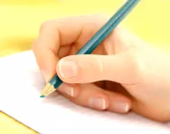 Child writing