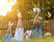 Happy family summer holiday