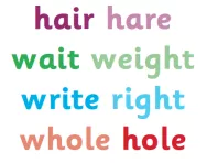 Homophones Homophones