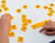 Playing with Scrabble letters Playing with Scrabble letters