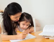 Learning to write at home