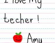 Letter to teacher