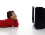 Little boy watching TV Little boy watching TV