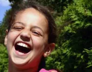 Little girl laughing Little girl laughing