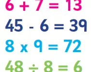 Number sentences Number sentences