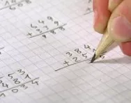 Page of maths work