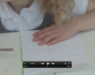 Pre-handwriting activities using scissors video