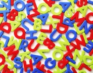 Alphabet letter magnets Alphabet letter magnets