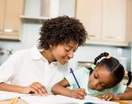 SATs preparation: mother and daughter