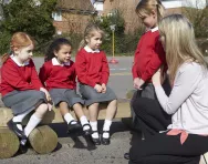 Shyness in the playground Shyness in the playground