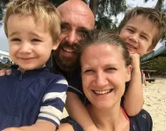 Travelling the world: the Evans family