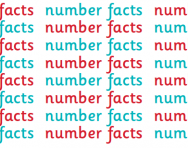 What are number facts?