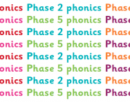 What are phonics phases?