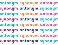 What are synonyms and antonyms?