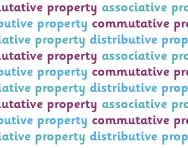 What are the commutative, associative and distributive property? What are the commutative, associative and distributive property?