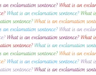 What is an exclamation sentence? What is an exclamation sentence?