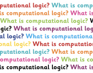 What is computational logic?