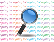 What is mystery text?
