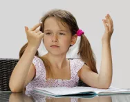 Child counting on fingers Child counting on fingers