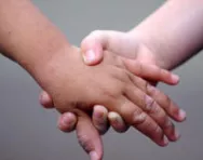 Children holding hands Children holding hands
