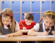 Children working in classroom Children working in classroom