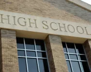 High school sign High school sign